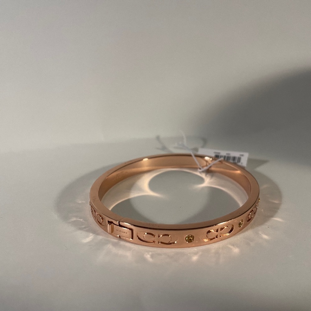 Rose Gold Coach Wrist Bangle - Brand new with tag